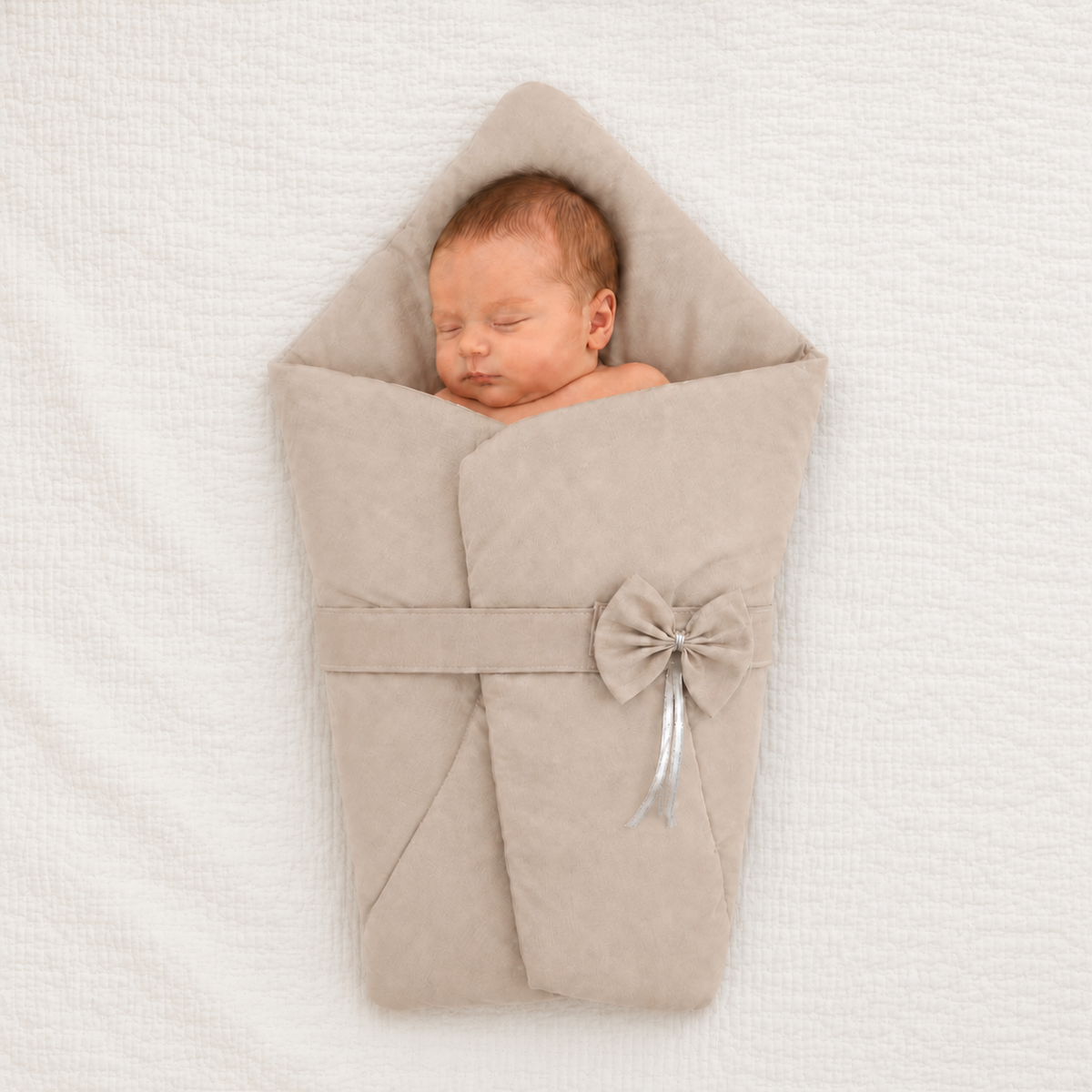 Baby Swaddle Blanket – Beige