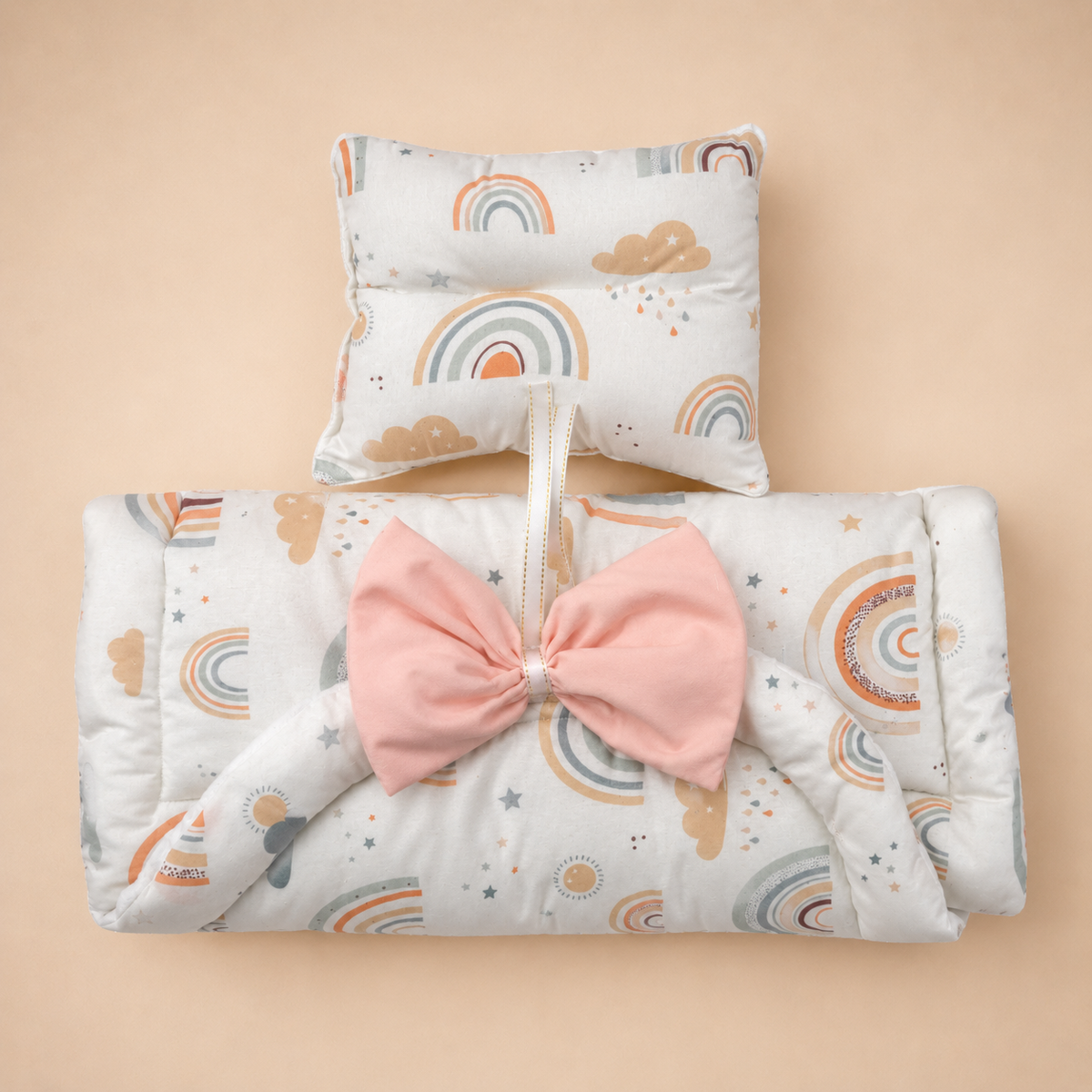 مفرش تغيير كلاودي هاجز - Changing Mat – Cloudy Hugs | Luly Baby - مفرش تغيير حفاضات عملي ومقاوم للماء لتغيير الحفاض بسهولة وأمان