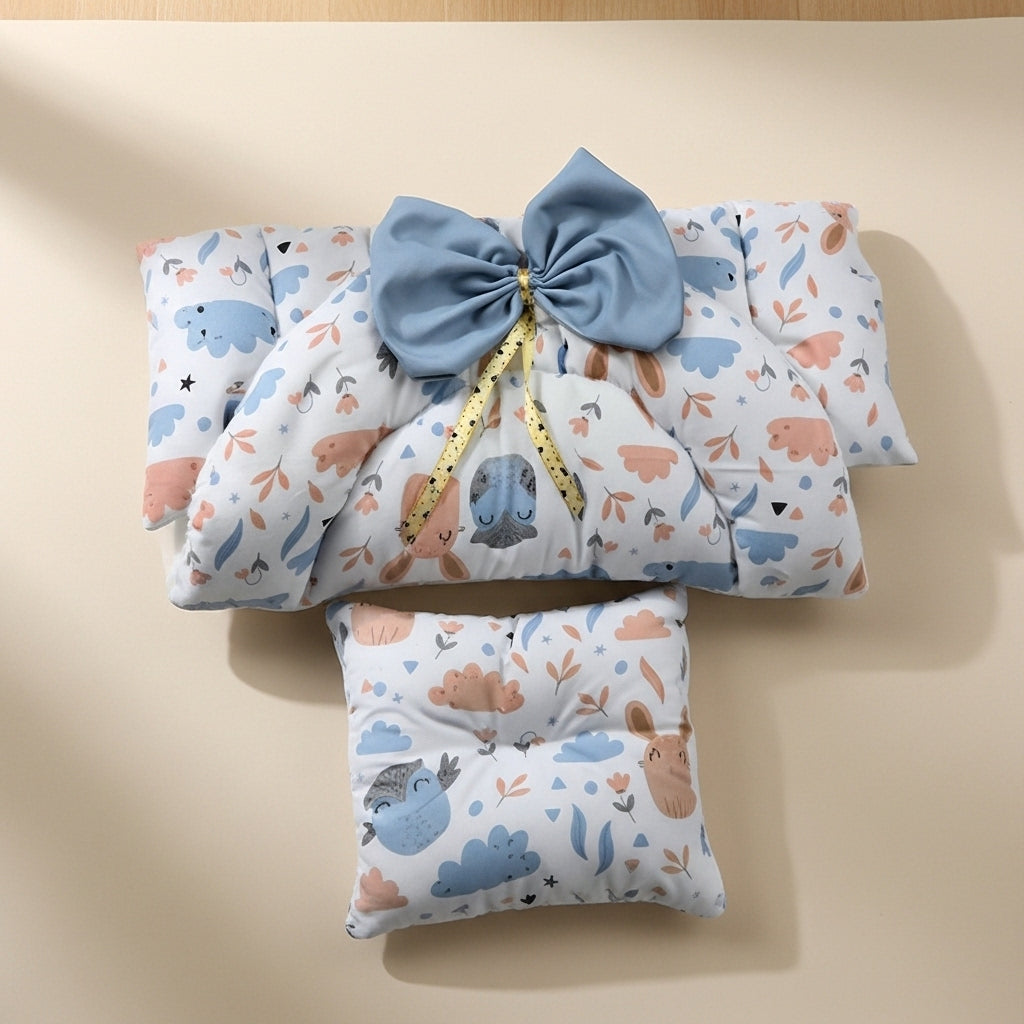 مفرش تغيير جراي هاش - Changing Mat - Gray Hush | Luly Baby - مفرش تغيير حفاضات عملي ومقاوم للماء لتغيير الحفاض بسهولة وأمان