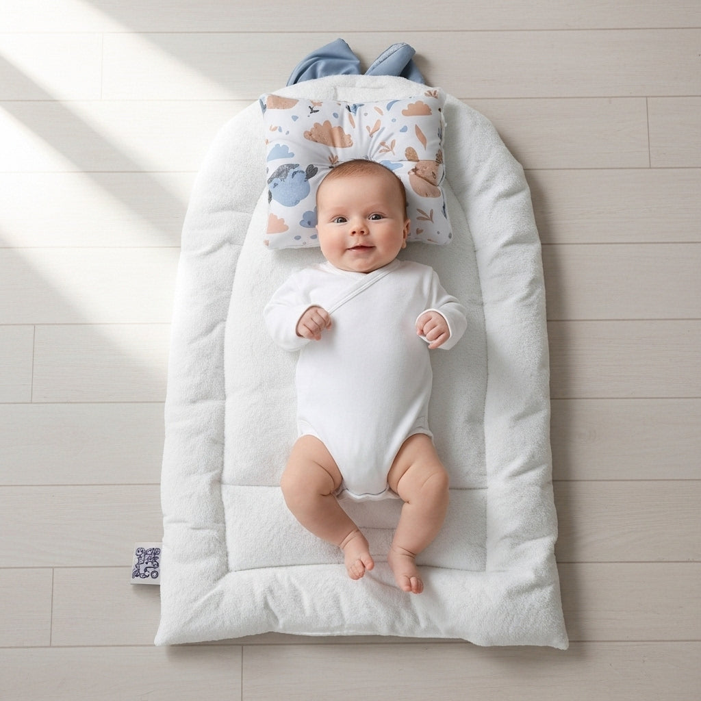 مفرش تغيير جراي هاش - Changing Mat - Gray Hush | Luly Baby - مفرش تغيير حفاضات عملي ومقاوم للماء لتغيير الحفاض بسهولة وأمان
