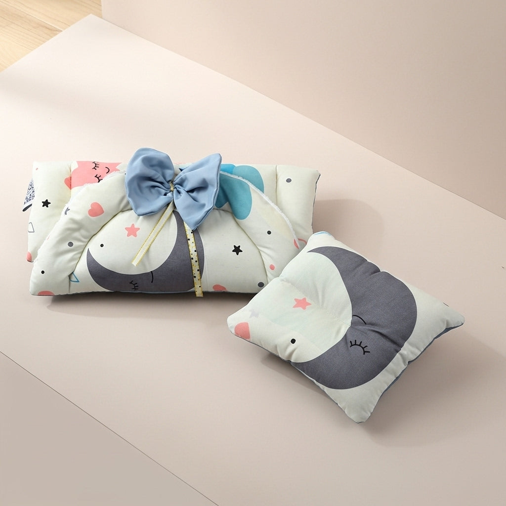 مفرش تغيير ذا بلو كلاود - Changing Mat - The Blue Cloud | Luly Baby - مفرش تغيير حفاضات عملي ومقاوم للماء لتغيير الحفاض بسهولة وأمان