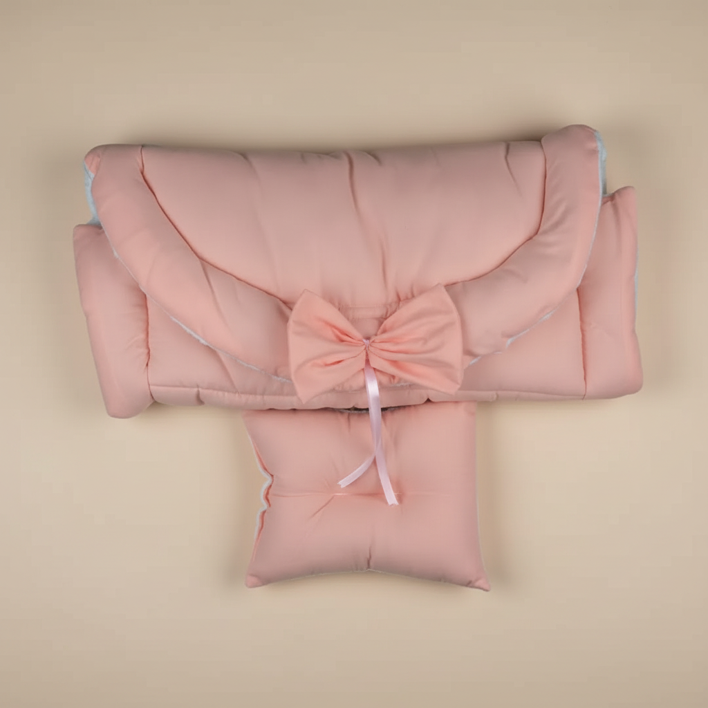 مفرش تغيير باستيل بينك - Changing Mat – Pastel Pink | Luly Baby - مفرش تغيير حفاضات عملي ومقاوم للماء لتغيير الحفاض بسهولة وأمان