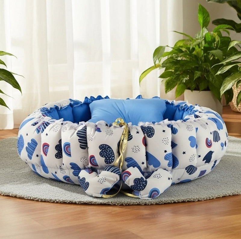 Circular Baby Nest - Dreamy Night Sky