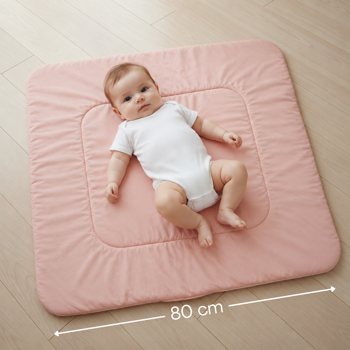 Baby Swaddle Blanket – Pastel Pink