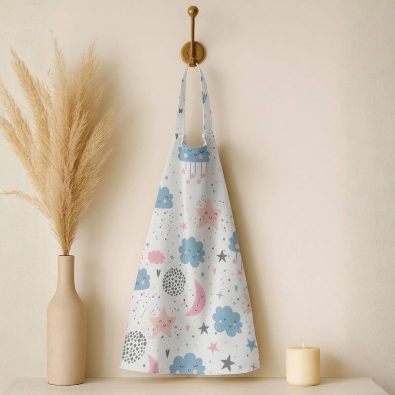 Nursing Cover – Pink and blue stars