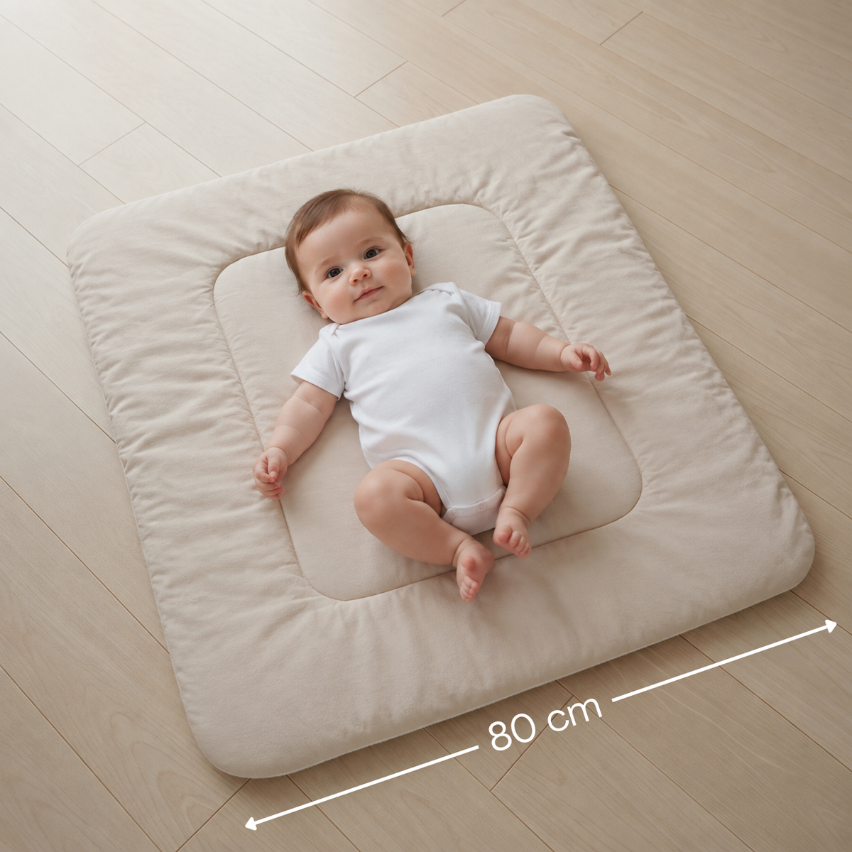 Baby Swaddle Blanket – Beige