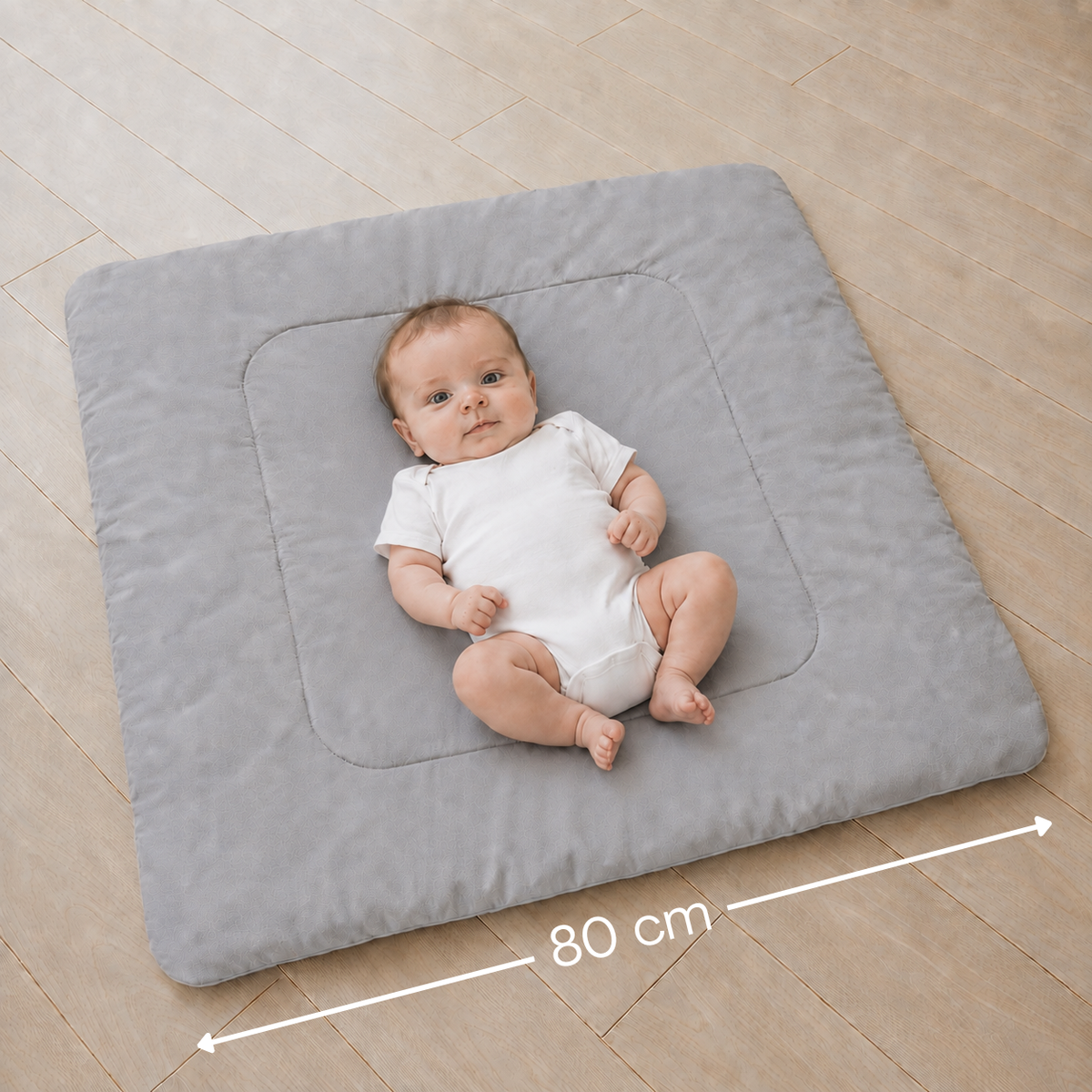 Baby Swaddle Blanket – Gray