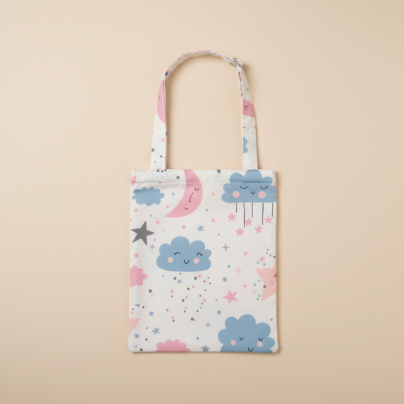 Nursing Cover – Pink and blue stars