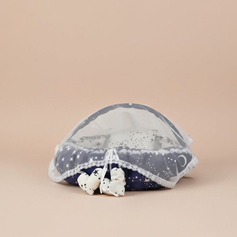 Circular Baby Nest - Navy