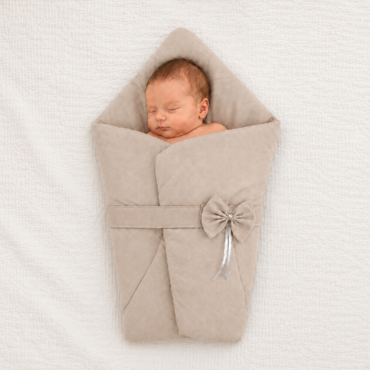 Baby Swaddle Blanket – Beige
