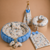 Circular Brown & Blue Bundle