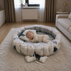 Circular Baby Nest - Cozy Cats