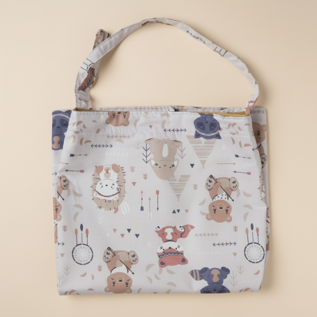 غطاء الرضاعة – دريمي بير - Nursing Cover - Dreamy Bear | Luly Baby - غطاء رضاعة عملي يمنح الأم خصوصية وراحة أثناء الرضاعة الطبيعية