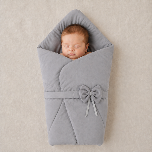 Baby Swaddle Blanket – Gray