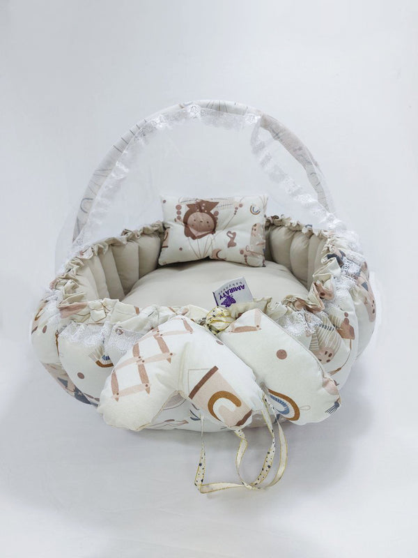 Oval Baby Nest - Beige