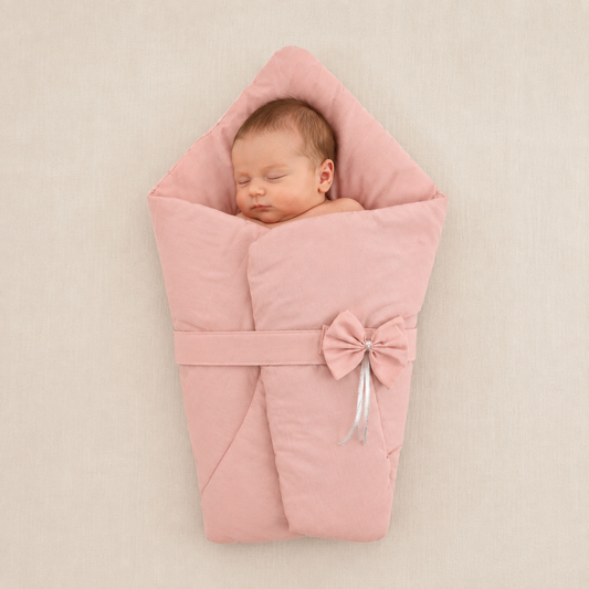 Baby Swaddle Blanket – Pastel Pink