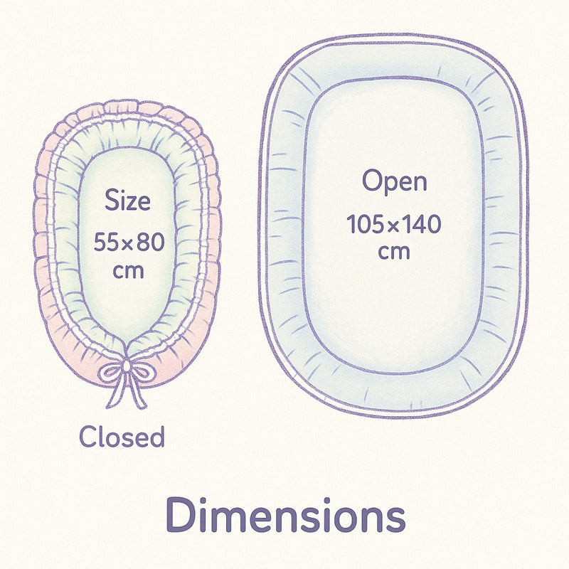 Oval Baby Nest - Dreamy Beige
