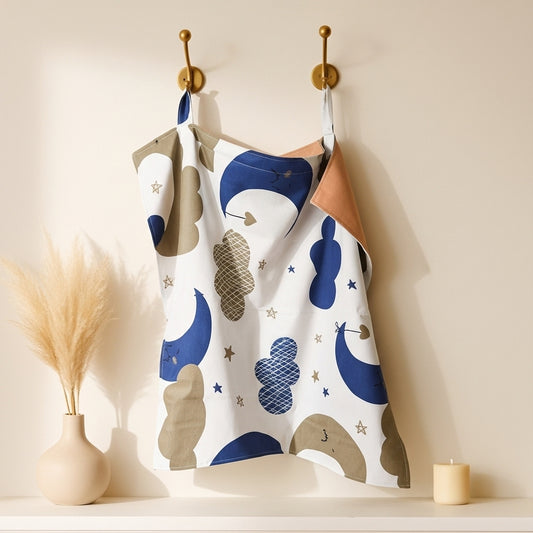 غطاء الرضاعة – تيراكوتا كلاود - Nursing Cover - Terracotta Cloud | Luly Baby - غطاء رضاعة عملي يمنح الأم خصوصية وراحة أثناء الرضاعة الطبيعية