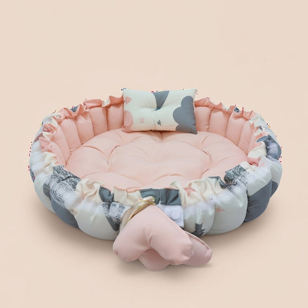 Circular Baby Nest – Rose Cloud