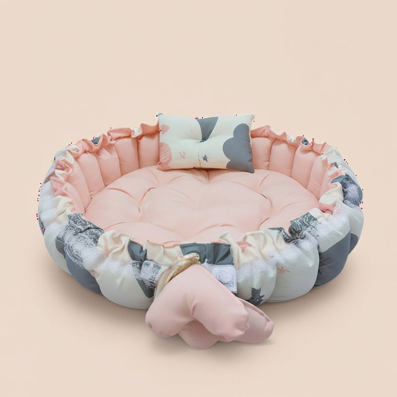 Circular Baby Nest – Rose Cloud