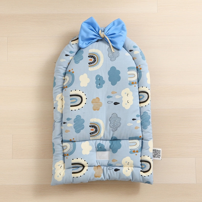 Changing Mat - Light Blue Rainbow