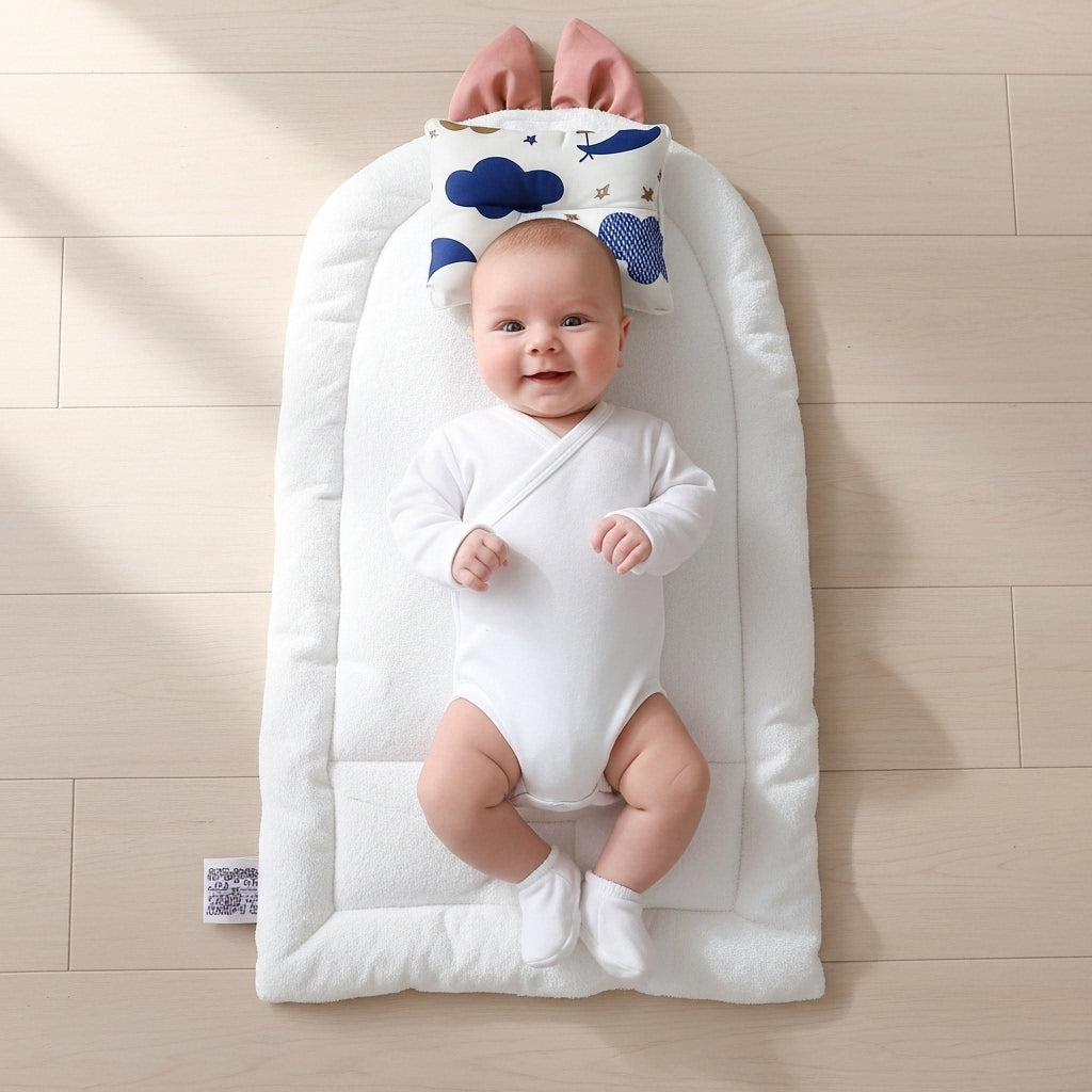 مفرش تغيير تيراكوتا كلاود - Changing Mat – Terracotta Cloud | Luly Baby - مفرش تغيير حفاضات عملي ومقاوم للماء لتغيير الحفاض بسهولة وأمان