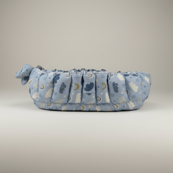 Oval Baby Nest – Sky Blue