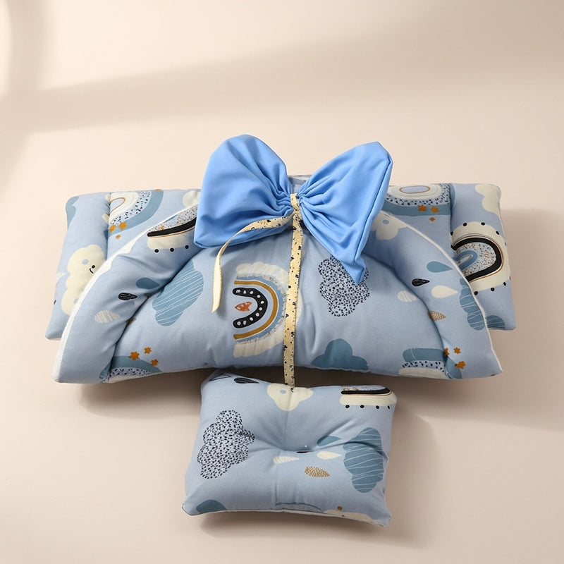 Changing Mat - Light Blue Rainbow