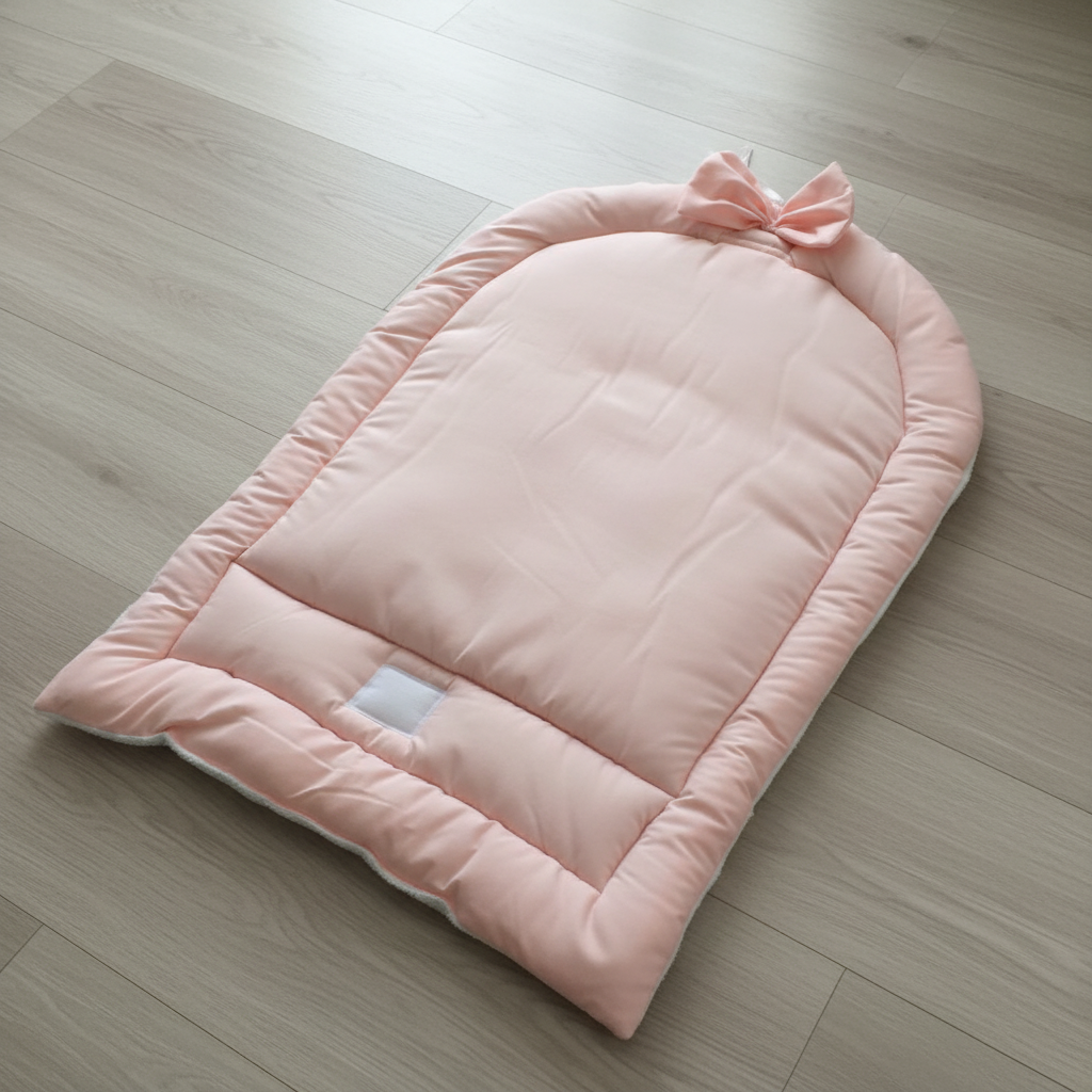 مفرش تغيير باستيل بينك - Changing Mat – Pastel Pink | Luly Baby - مفرش تغيير حفاضات عملي ومقاوم للماء لتغيير الحفاض بسهولة وأمان