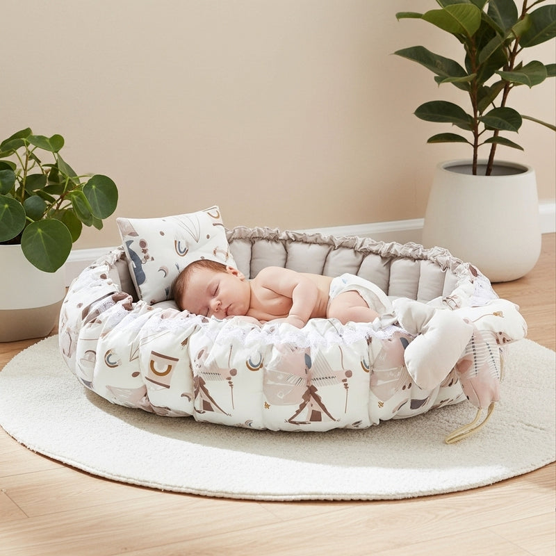 Circular Baby Nest – Dreamy Beige
