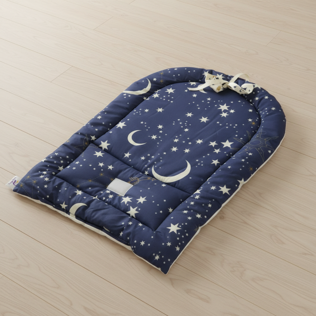 مفرش تغيير نيفي - Changing Mat – Navy | Luly Baby - مفرش تغيير حفاضات عملي ومقاوم للماء لتغيير الحفاض بسهولة وأمان