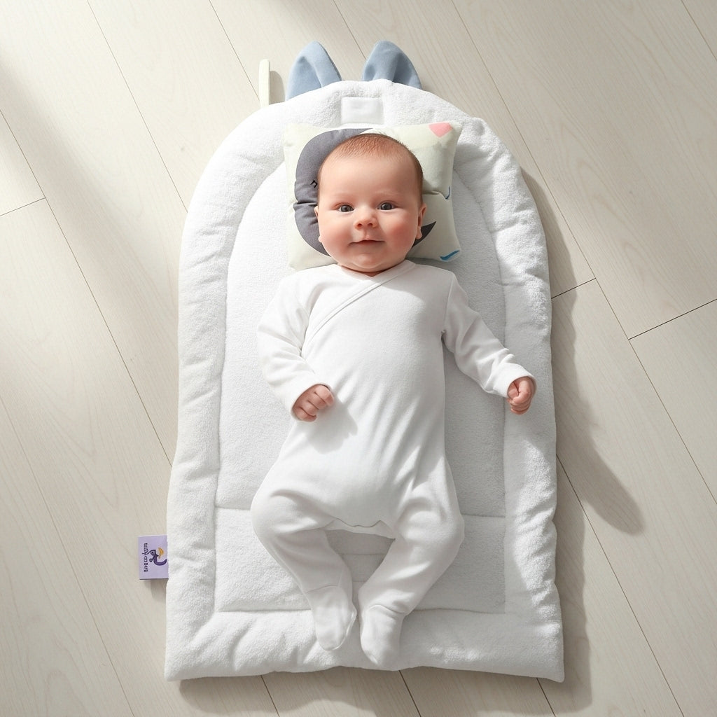 مفرش تغيير ذا بلو كلاود - Changing Mat - The Blue Cloud | Luly Baby - مفرش تغيير حفاضات عملي ومقاوم للماء لتغيير الحفاض بسهولة وأمان