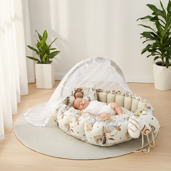 Oval Baby Nest - Dreamy Beige