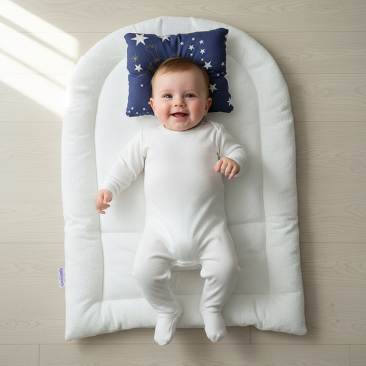مفرش تغيير نيفي - Changing Mat – Navy | Luly Baby - مفرش تغيير حفاضات عملي ومقاوم للماء لتغيير الحفاض بسهولة وأمان