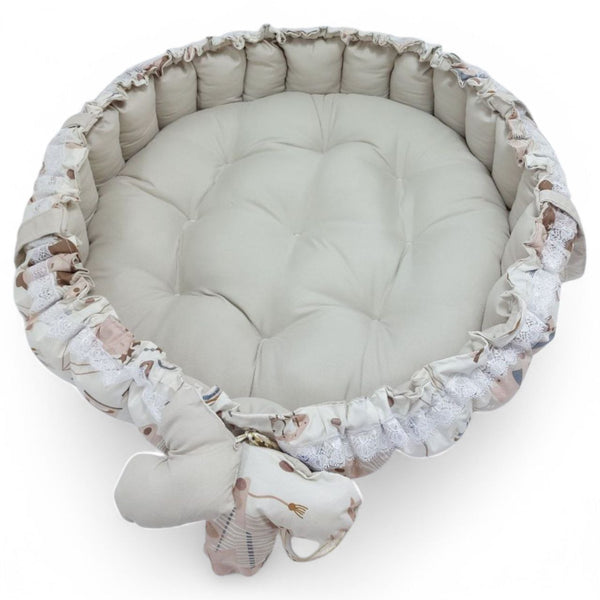 Circular Baby Nest – Beige