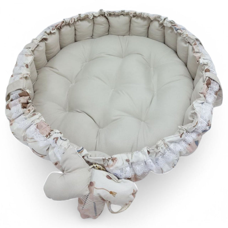 Circular Baby Nest – Beige