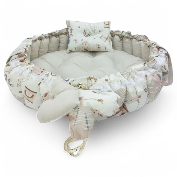 Circular Baby Nest – Beige