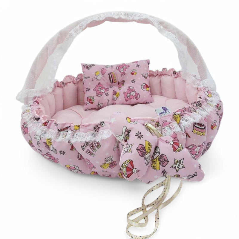Circular Baby Nest - Playful Pink Nest