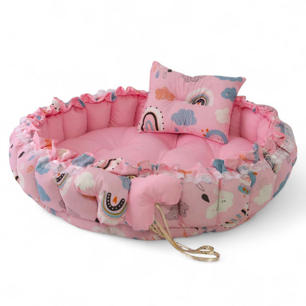 Circular Baby Nest - Pink
