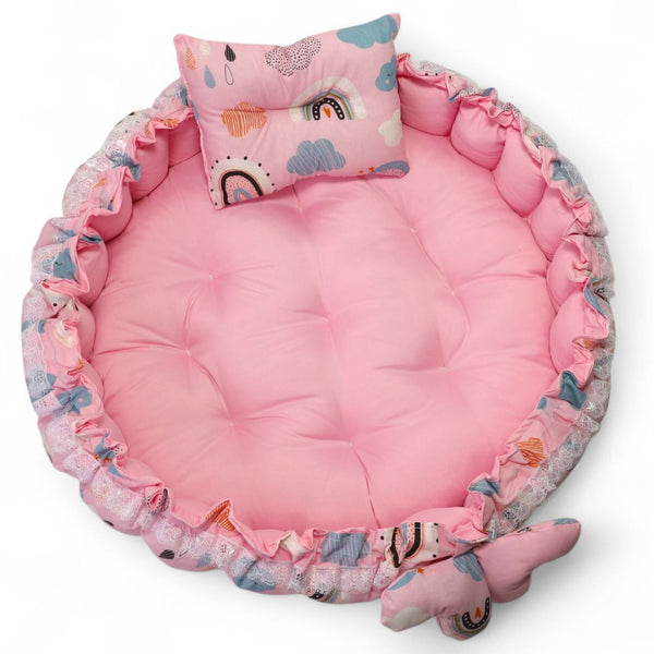 Circular Baby Nest - Pink