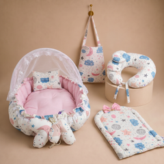 Oval Pink Stars Bundle